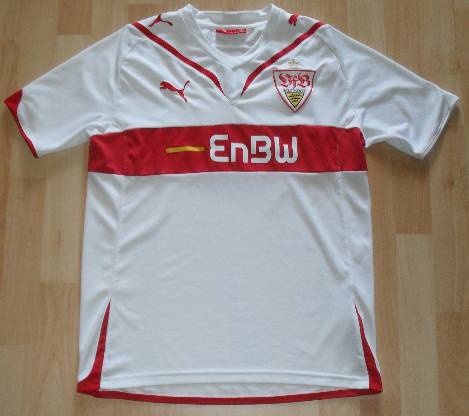 Maillot Extérieur VfB Stuttgart 2009/10 – Manuel Fischer, Taille XL, Puma, Collector