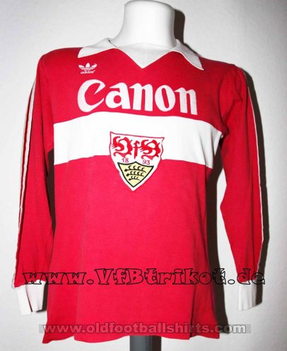VfB Stuttgart Weg Fußball-Trikots 1980 - 1981