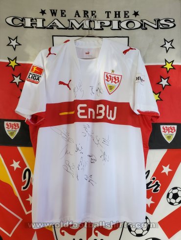 VfB Stuttgart Home φανέλα ποδόσφαιρου 2007 - 2008