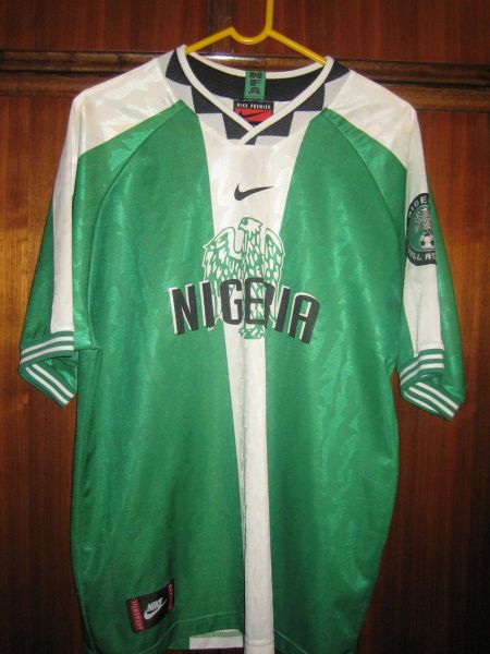 Nigeria Home maglia di calcio 1996.