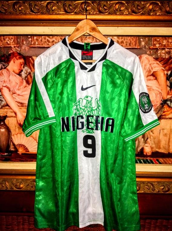 Nigeria Home maglia di calcio 1996.