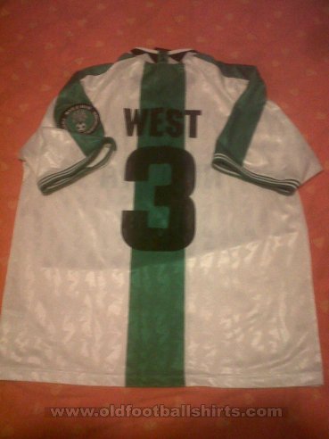 Nigeria Away football shirt 1996