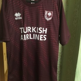 FK Sarajevo Home baju bolasepak 2021 - 2022 sponsored by Turkish Airlines
