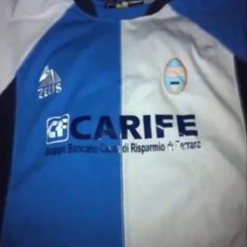 S.P.A.L. 2013 Home football shirt 2004 - 2005 sponsored by Carife