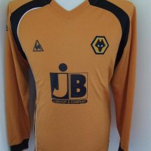 Wolverhampton Wanderers Home maglia di calcio 2005 - 2006 sponsored by JB