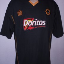 Wolverhampton Wanderers Home maglia di calcio 2003 - 2005 sponsored by Doritos