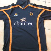 Wolverhampton Wanderers Home maglia di calcio 2005 - 2007 sponsored by Chaucer