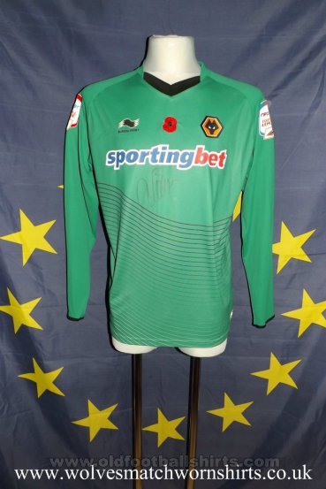 Wolverhampton Wanderers Goalkeeper football shirt 2012 - 2013