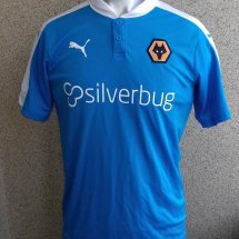 Wolverhampton Wanderers Home maglia di calcio 2015 - 2016 sponsored by Silverbug