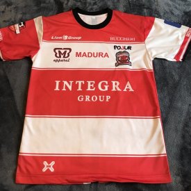 Persepam Madura United Home football shirt 2019 - 2020 sponsored by Intergra Group