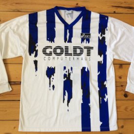 VfB Oldenburg Home football shirt 1994 - 1995 sponsored by Goldt Computerhaus