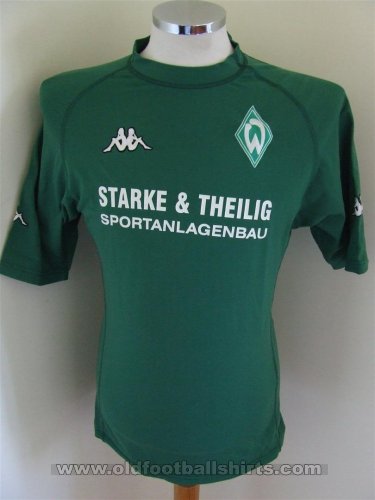Werder Bremen II Home maglia di calcio 2001 - 2002