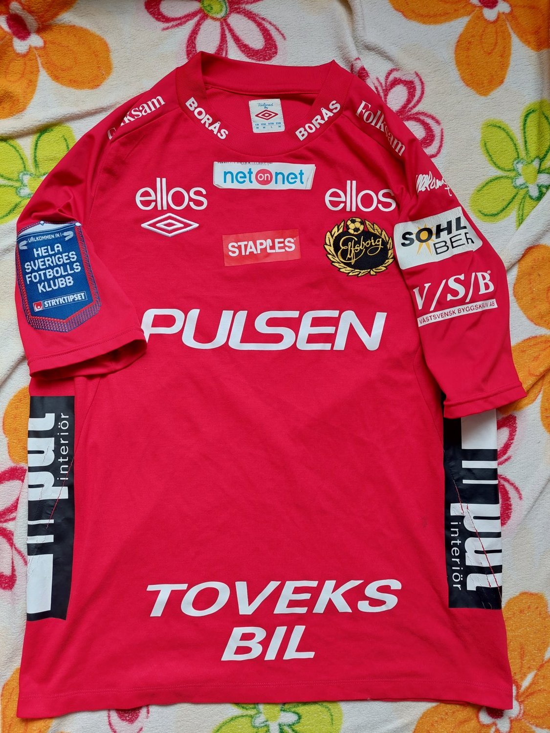 IF Elfsborg Away football shirt 2011 - 2012. Sponsored by Pulsen 