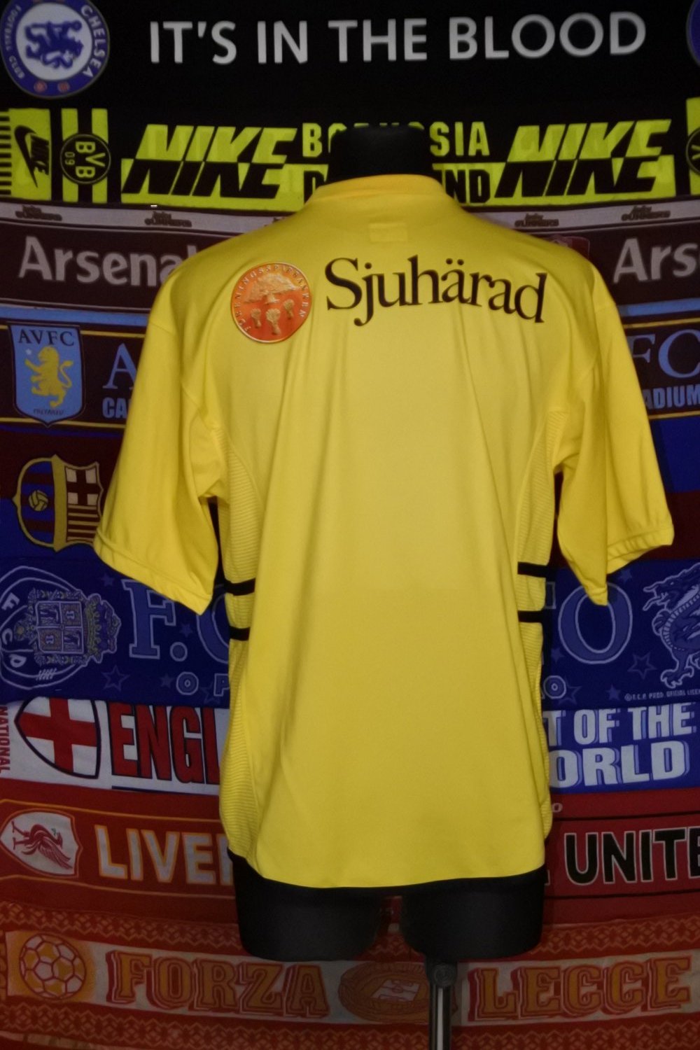Maillot Elfsborg Boras Suède – Umbro, Saison 2010-2011, Domicile Jaune, Taille S