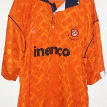 Blackpool Home football shirt 1991 - 1993 sponsored by Inenco 