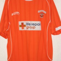 Blackpool Home football shirt 2003 - 2004 sponsored by Life Repair Group