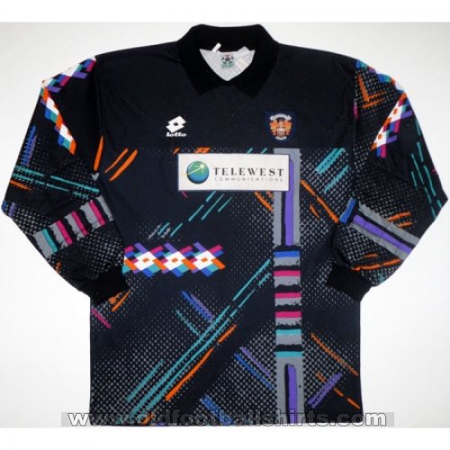 Blackpool Goalkeeper football shirt 1997 - 1998