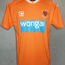 Blackpool Home football shirt 2010 - 2011 sponsored by Wonga 