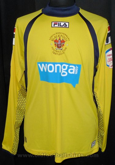 Blackpool Goalkeeper football shirt 2012 - 2013
