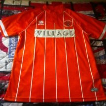 Blackpool Home football shirt 2015 - 2016 sponsored by Village