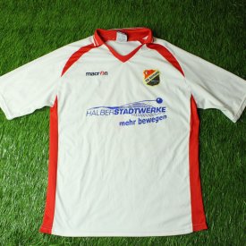VfB Germania Halberstadt Home football shirt 2008 - 2009 sponsored by Halbersradthwerke
