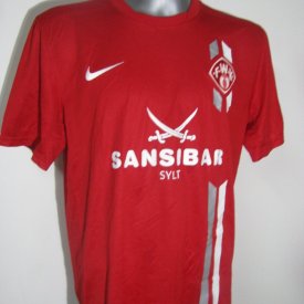 Würzburger Kickers Home football shirt 2015 - 2016 sponsored by Sansibar