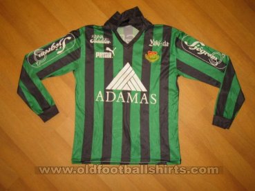 GAIS Goteborg Home football shirt 1990 - 1991