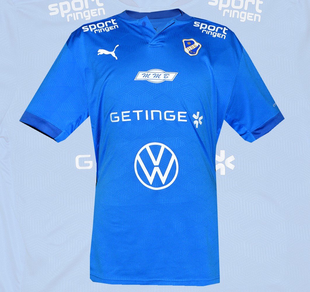 Halmstads matchtröja match worn football shirt jersey jersey