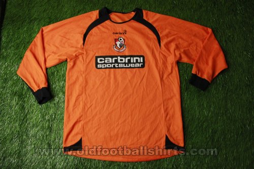 Bournemouth Goalkeeper football shirt 2008 - 2010