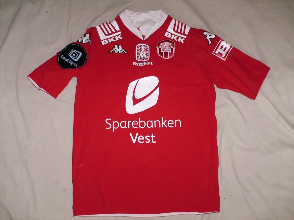 Brann Bergen Home football shirt 2008 - 2009.