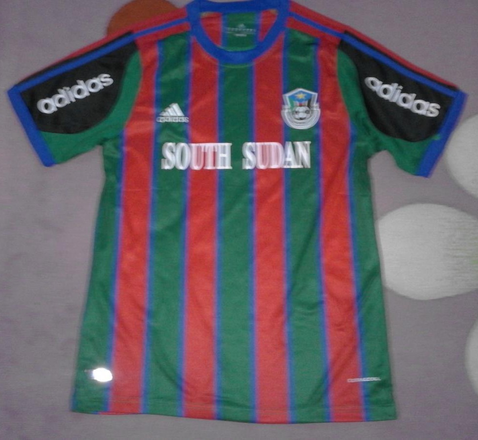 Old South Sudan football shirts and soccer jerseys