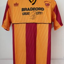 Bradford City Home football shirt 1987 - 1988 sponsored by Bradford Great City