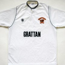 Bradford City Home football shirt 1988 - 1990 sponsored by Grattan 