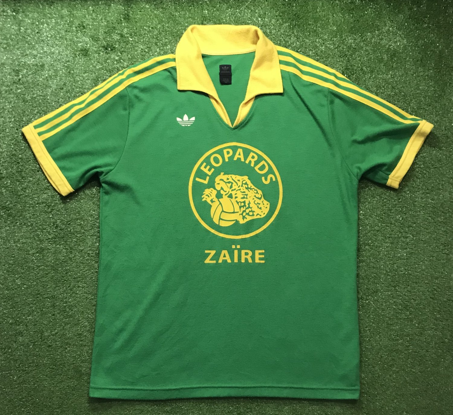 Brésil, COUPE DU MONDE 74 Afrique Retro Soccer Zaïre Football Shirt T-shirt