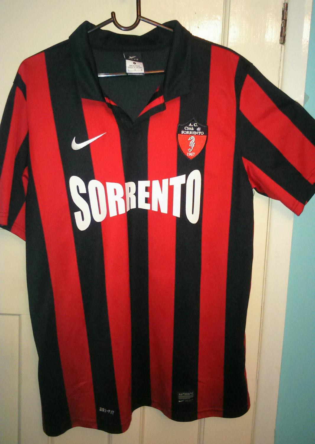 Sorrento Calcio Home football shirt 2007 2008.