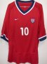 USA Visitante Camiseta de Fútbol 2000 - 2002