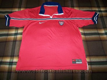 USA Visitante Camiseta de Fútbol 1998 - 1999