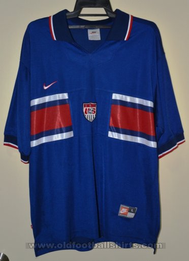 USA חוץ חולצת כדורגל 1995 - 1997