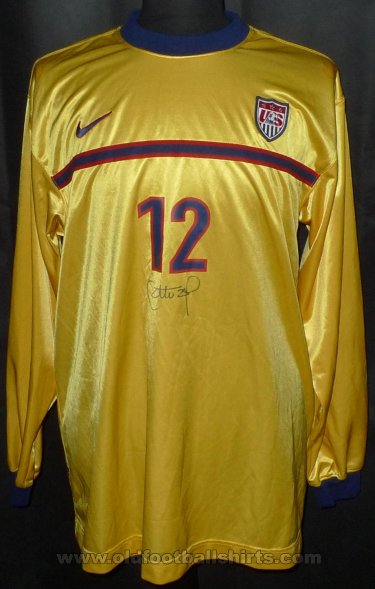 USA Τερματοφύλακας φανέλα ποδόσφαιρου 1998 - 1999