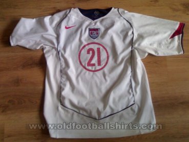 USA Home Camiseta de Fútbol 2004 - 2006