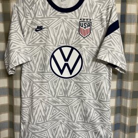 USA Home camisa de futebol 2021 sponsored by Volkswagen