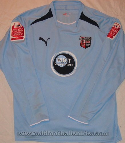 Brentford Fora camisa de futebol 2008 - 2010