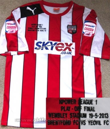 Brentford Home football shirt 2012 - 2013