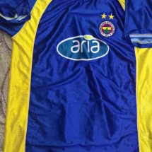 Fenerbahce Home football shirt 2001 - 2002 sponsored by Aria