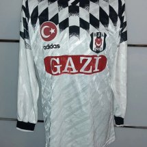 Besiktas Home футболка 1994 - 1995 sponsored by Gazi