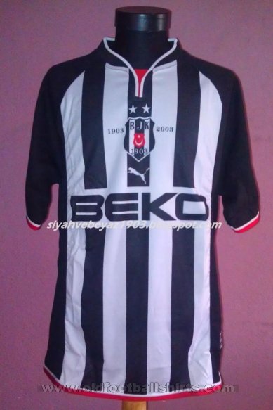 Besiktas Away football shirt 2002 - 2003