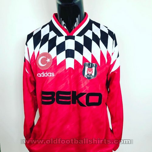 Besiktas Μακριά φανέλα ποδόσφαιρου 1994 - 1995