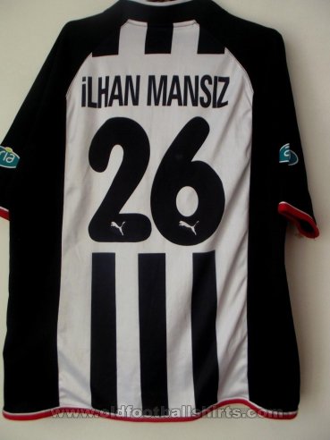 Besiktas Home maglia di calcio 2002 - 2003