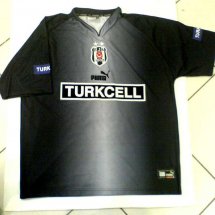 Besiktas Home футболка 2003 - 2004 sponsored by Turkcell
