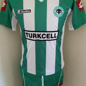 Konyaspor Home football shirt 2005 - 2007 sponsored by Turkcell